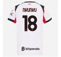 AC Milan Christopher Nkunku #18 Koszulka Wyjazdowa damskie 2025-26 Krótki Rękaw